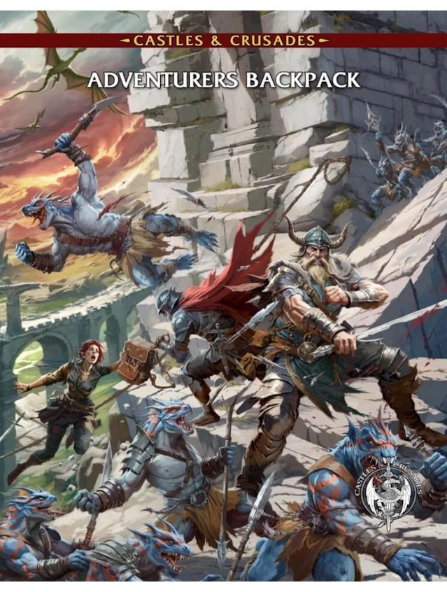 Castles & Crusades RPG Adventurers Backpack Reforged (DINKED) Castles & Crusades RPG Adventurers Backpack Reforged (DINKED)