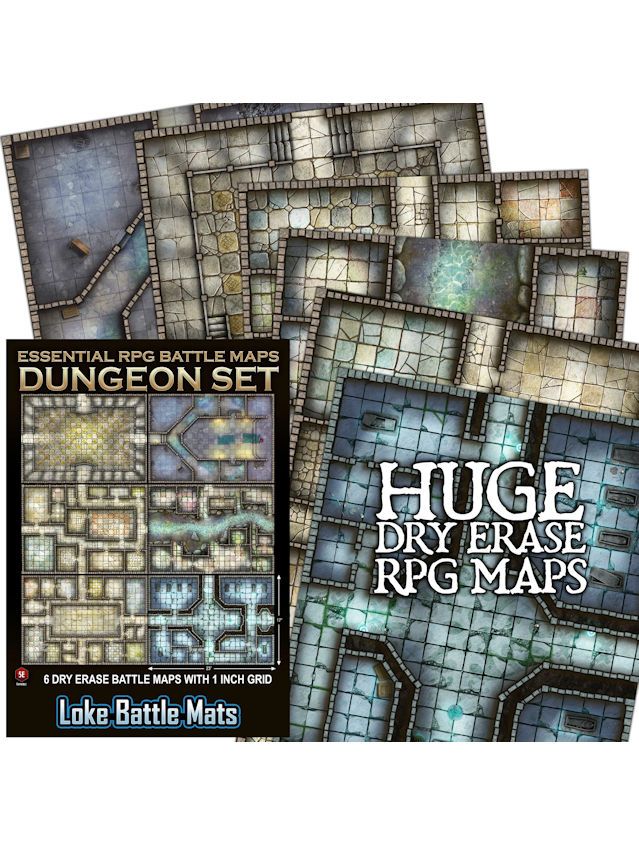 Essential RPG Battle Maps Dungeon Set Essential RPG Battle Maps Dungeon Set