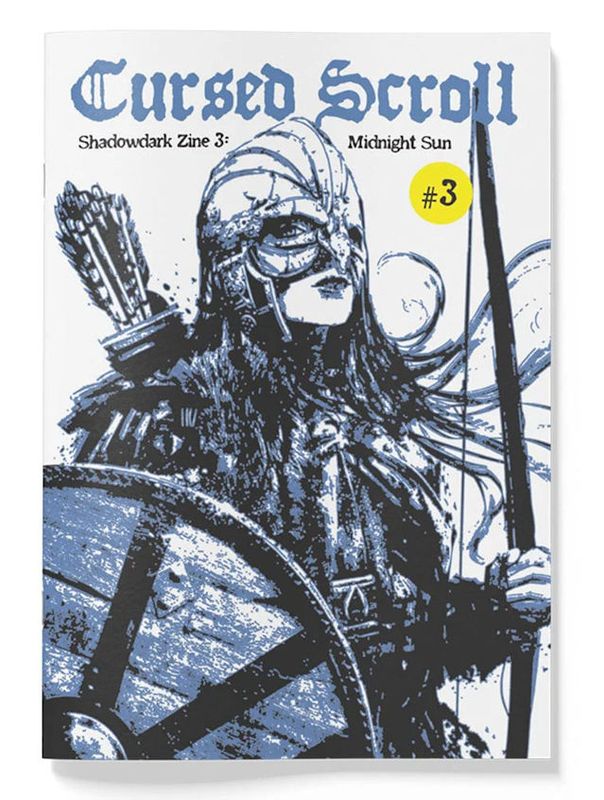 Shadowdark RPG Cursed Scroll Zine Vol. 3 Midnight Sun