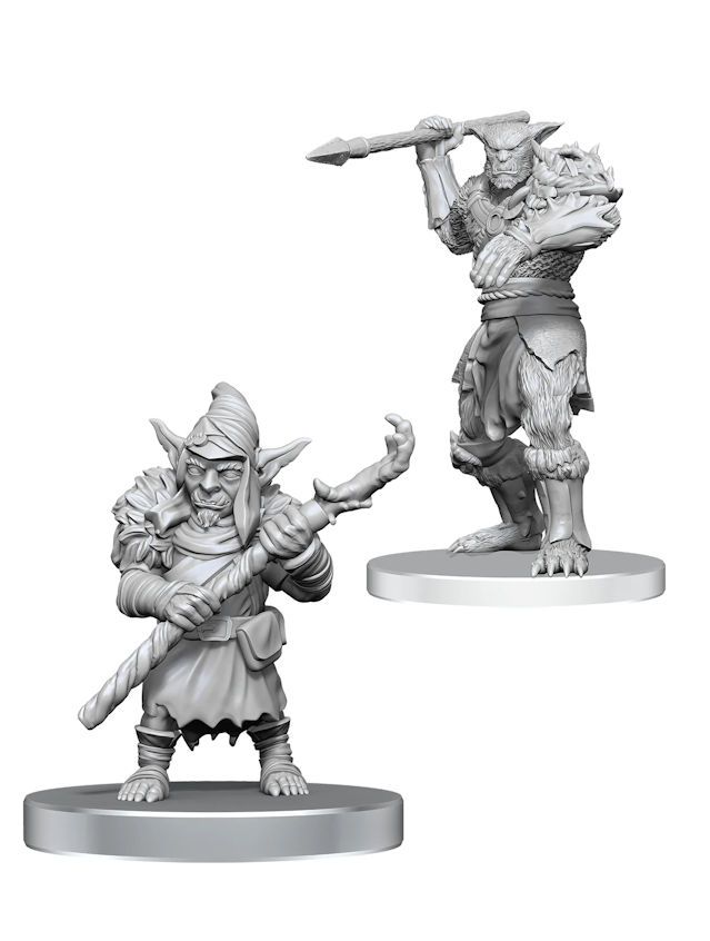 Dungeons & Dragons Nolzur's Marvelous Miniatures Bugbear Stalker & Goblin Hexer (Wave 28) Dungeons & Dragons Nolzur's Marvelous Miniatures Bugbear Stalker & Goblin Hexer (Wave 28)