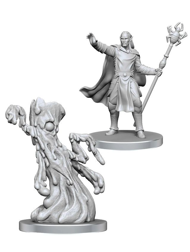Dungeons & Dragons Nolzur's Marvelous Miniatures Drow Mage & Yochlol (Wave 28) Dungeons & Dragons Nolzur's Marvelous Miniatures Drow Mage & Yochlol (Wave 28)