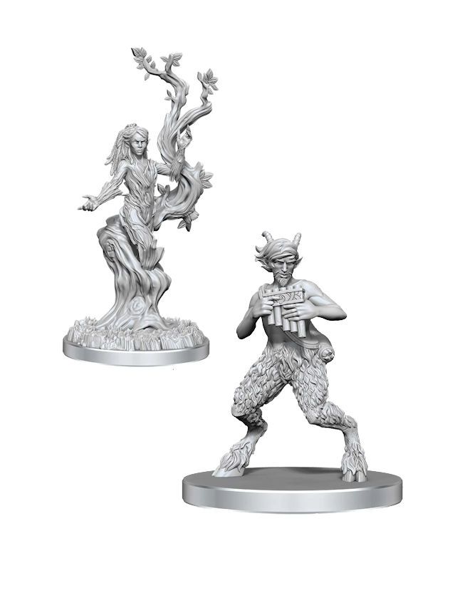Dungeons & Dragons Nolzur's Marvelous Miniatures Satyr & Dryad (Wave 28)