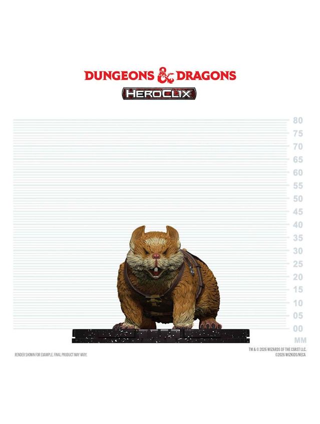 Dungeons & Dragons HeroClix Giant Mini Figure Space Hamster Dungeons & Dragons HeroClix Giant Mini Figure Space Hamster