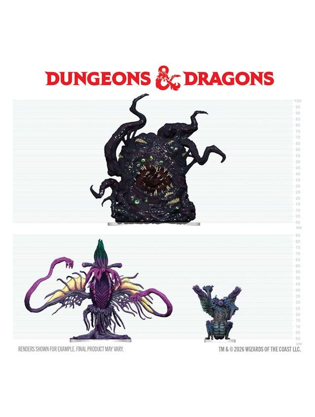 Dungeons & Dragons Icons Of The Realms Prepainted Miniatures Eldritch Enemies Of Ravenloft