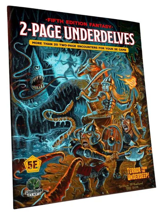 Fifth Edition Fantasy 2-Page UnderDelves