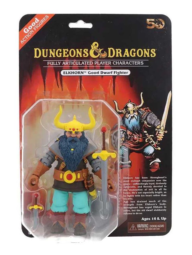 Dungeons & Dragons 7inch Scale Action Figure Limited 50th Anniversary Edition Elkhorn Figure Dungeons & Dragons 7inch Scale Action Figure Limited 50th Anniversary Edition Elkhorn Figure