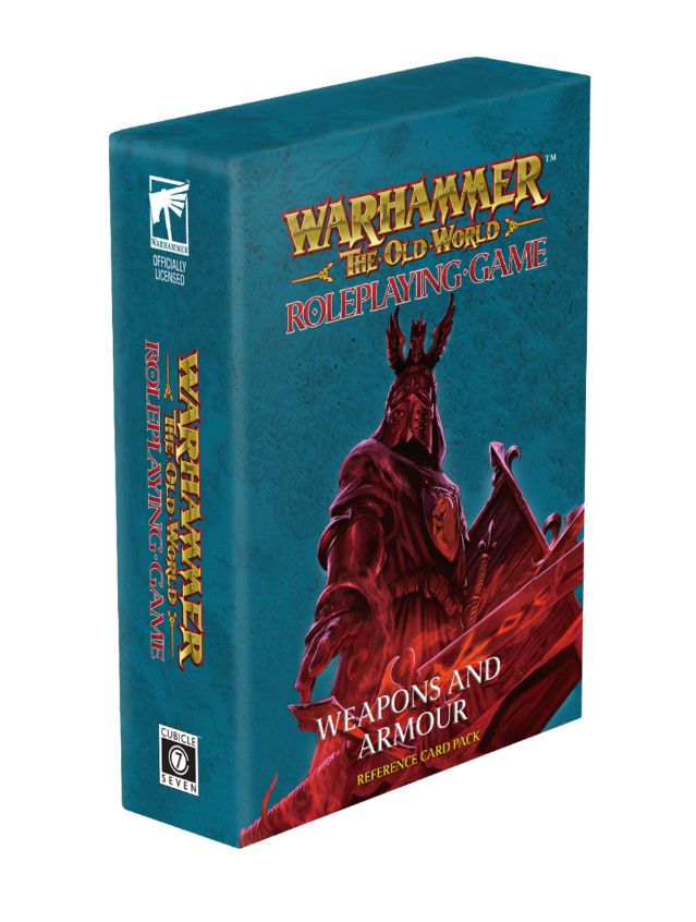 Warhammer Fantasy Roleplay RPG The Old World Weapons And Armour Card Deck Warhammer Fantasy Roleplay RPG The Old World Weapons And Armour Card Deck