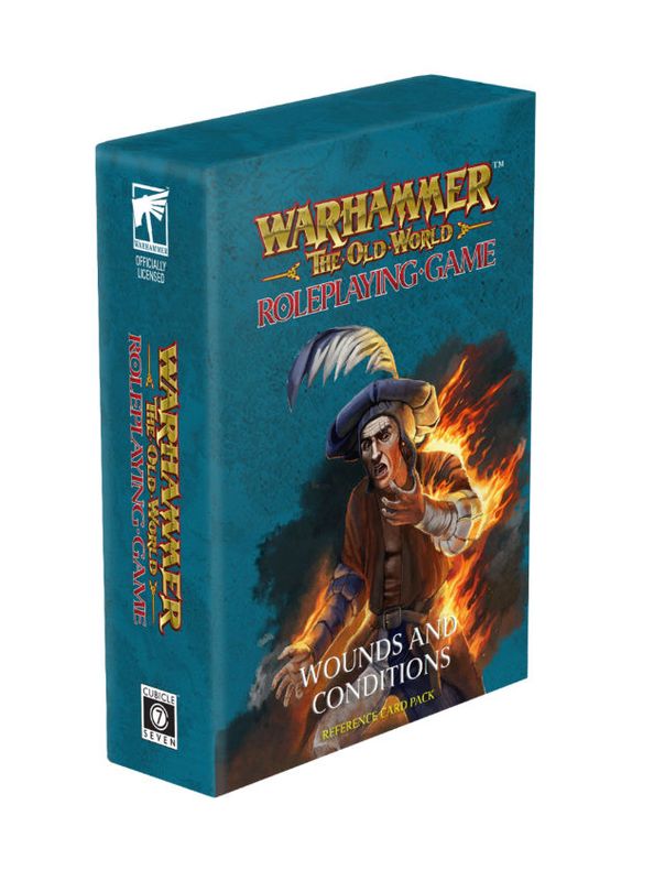 Warhammer Fantasy Roleplay RPG The Old World Wounds And Conditions Card Deck