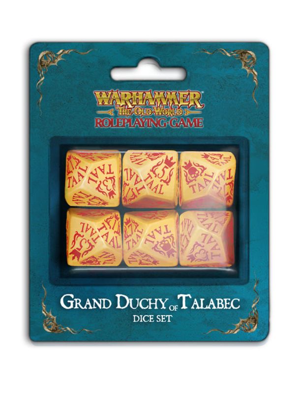 Warhammer Fantasy Roleplay RPG The Old World Grand Duchy Of Talabec Dice Set