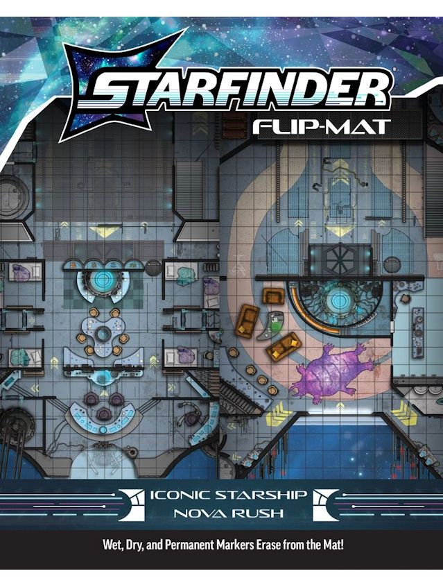 Starfinder RPG Flip-Mat Iconic Starship-Nova Rush Starfinder RPG Flip-Mat Iconic Starship-Nova Rush