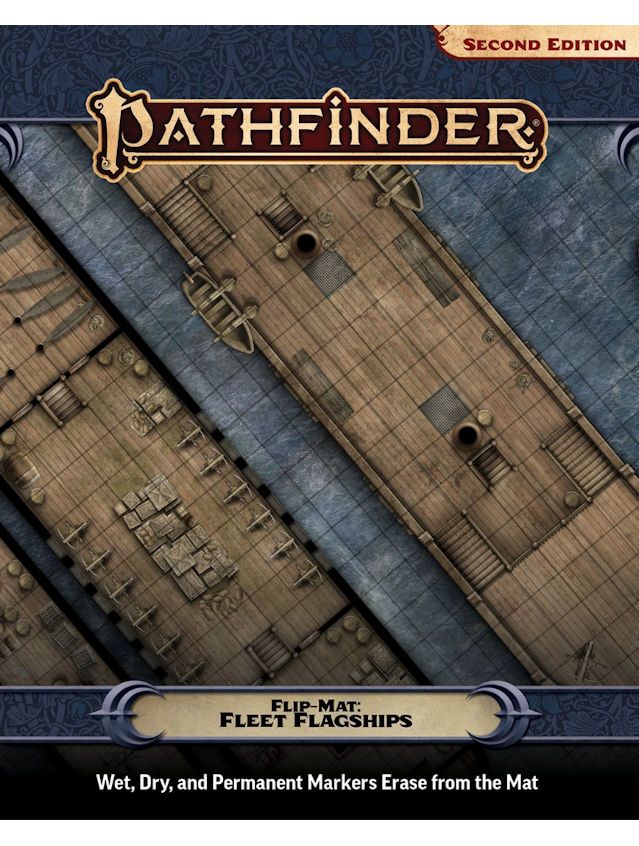 Pathfinder RPG Flip-Mat Fleet Flagship Pathfinder RPG Flip-Mat Fleet Flagship