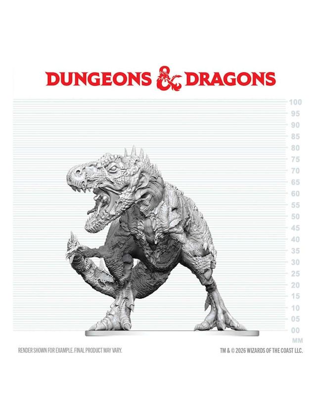 Dungeons & Dragons Nolzur's Marvelous Miniatures Tyrannosaurus Zombie Dungeons & Dragons Nolzur's Marvelous Miniatures Tyrannosaurus Zombie