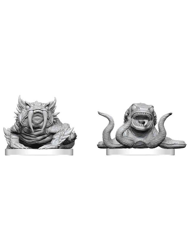 Pathfinder Battles Deep Cuts Unpainted Miniatures Bogwid & Slurk (Wave 26)