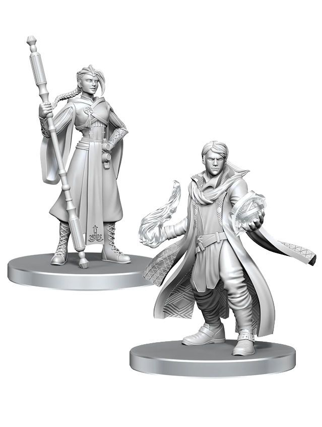 Critical Role Unpainted Miniatures Beauregard Lionett & Caleb Widogast Critical Role Unpainted Miniatures Beauregard Lionett & Caleb Widogast