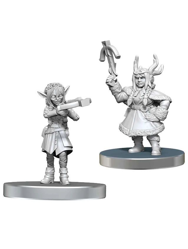 Critical Role Unpainted Miniatures Veth Brenatto & Nott The Brave Critical Role Unpainted Miniatures Veth Brenatto & Nott The Brave