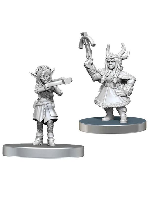 Critical Role Unpainted Miniatures Veth Brenatto & Nott The Brave