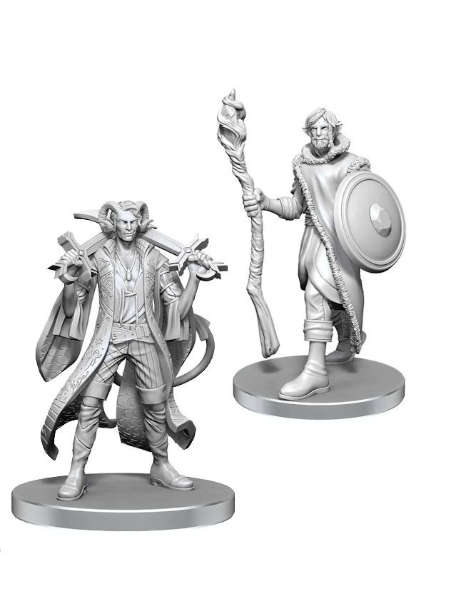 Critical Role Unpainted Miniatures Mollymauk Tealeaf & Caduceus Clay Critical Role Unpainted Miniatures Mollymauk Tealeaf & Caduceus Clay