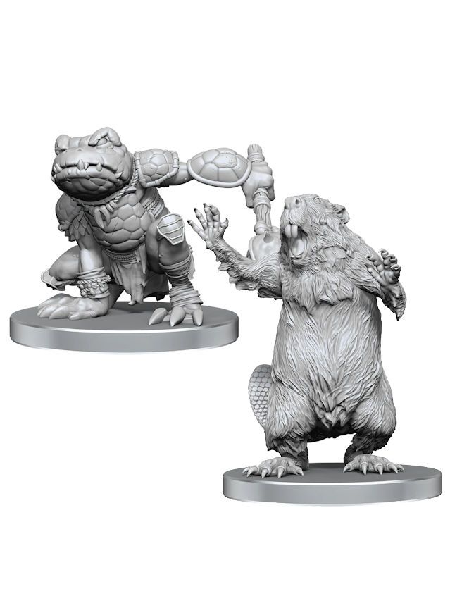Pathfinder Battles Deep Cuts Unpainted Miniatures Boggard Scout & Castoroides (Wave 26) Pathfinder Battles Deep Cuts Unpainted Miniatures Boggard Scout & Castoroides (Wave 26)