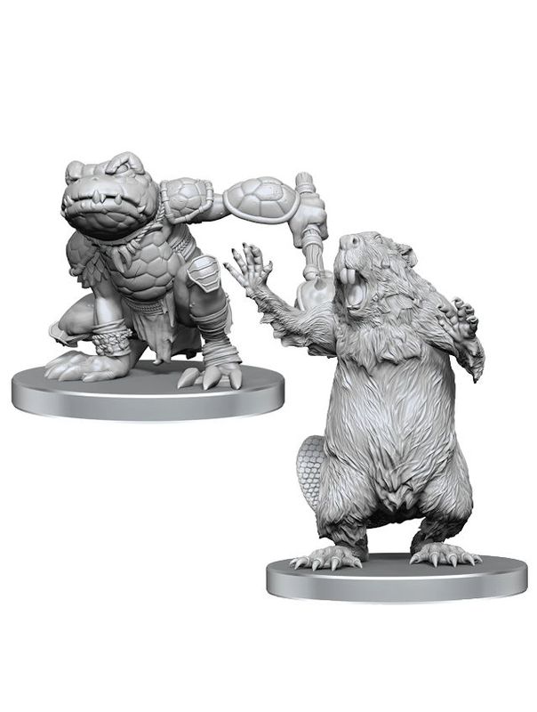 Pathfinder Battles Deep Cuts Unpainted Miniatures Boggard Scout & Castoroides (Wave 26) Pathfinder Battles Deep Cuts Unpainted Miniatures Boggard Scout & Castoroides (Wave 26)