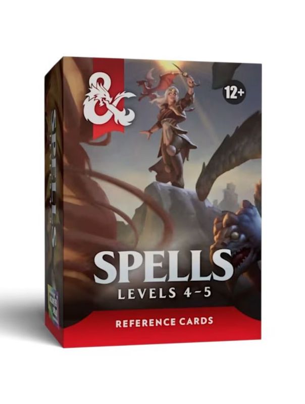 Dungeons & Dragons Spell Cards Levels 4-5