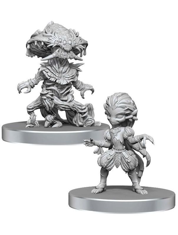 Pathfinder Battles Deep Cuts Unpainted Miniatures Fungus Leshy And Seaweed Leshy (Wave 28)