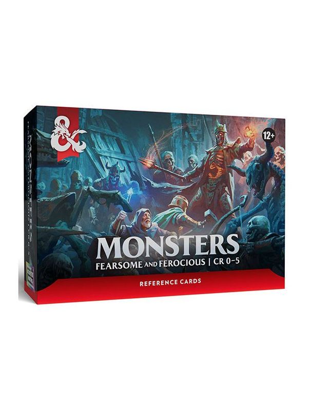 Dungeons & Dragons Monster Cards Fearsome And Ferocious CR 0-5