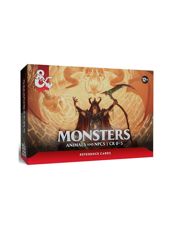 Dungeons & Dragons Monster Cards Animals & NPCs CR 0-5