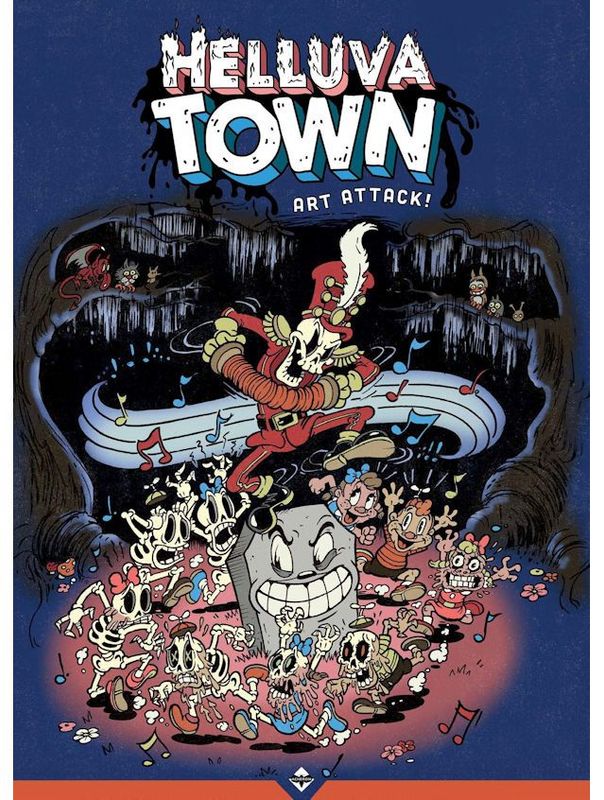 Helluva Town Cartoon Gangster RPG Art Attack!