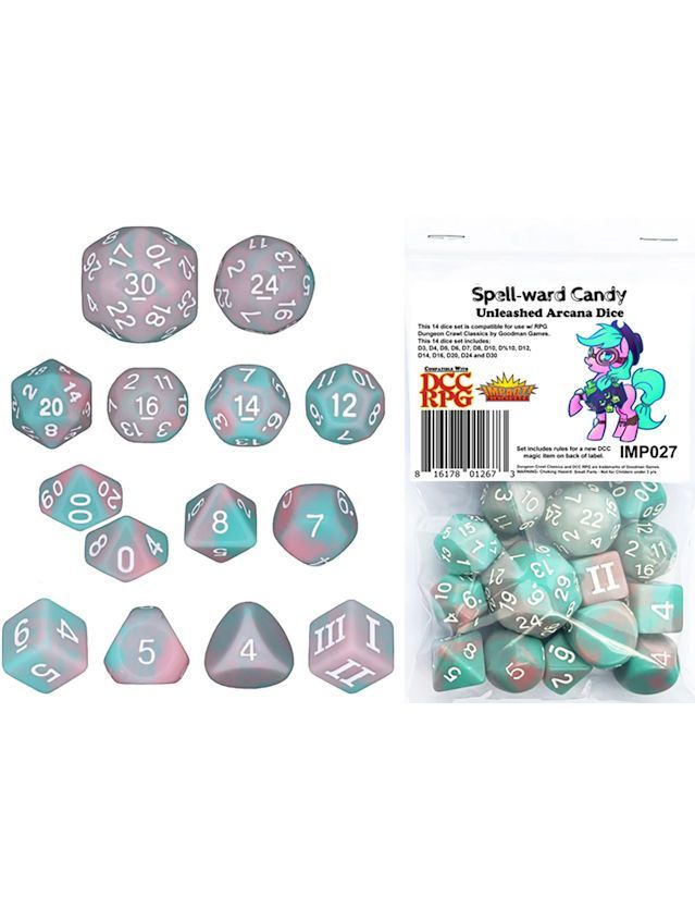 Dungeon Crawl Classics DCC Dice Spell-Ward Candy