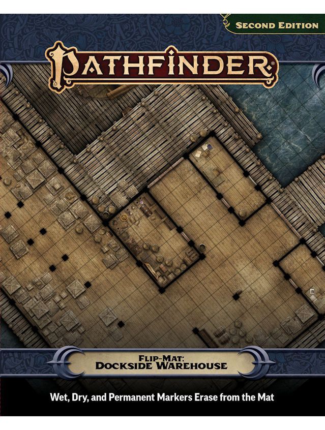 Pathfinder RPG Flip-Mat Dockside Warehouse Pathfinder RPG Flip-Mat Dockside Warehouse
