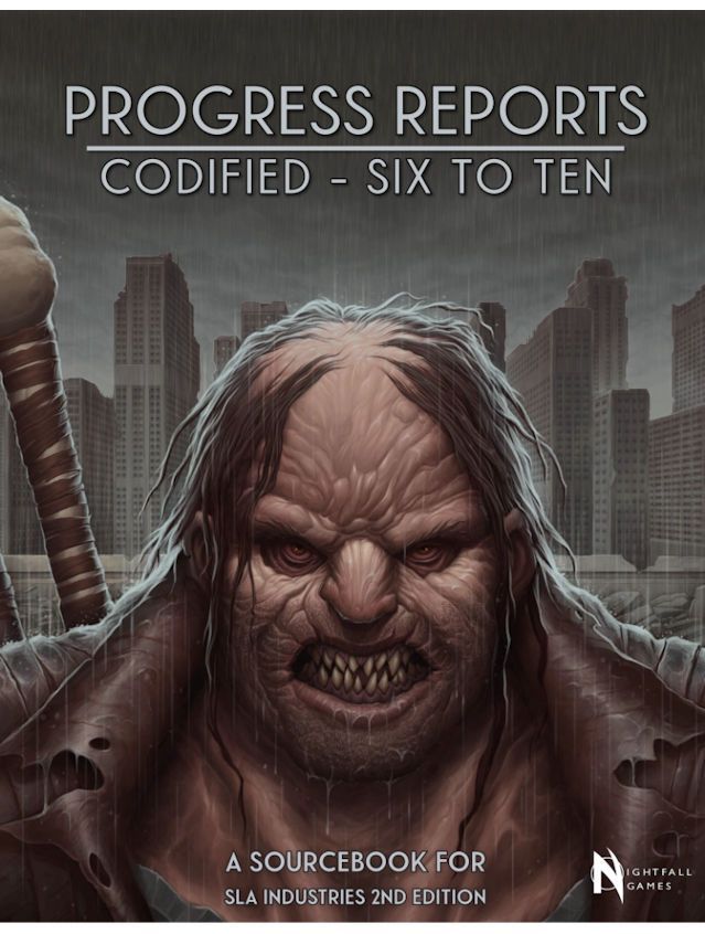 SLA Industries 2nd Edition RPG Progress Reports Codified Six To Ten SLA Industries 2nd Edition RPG Progress Reports Codified Six To Ten