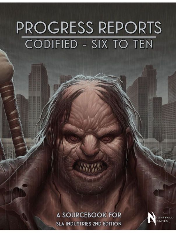 SLA Industries 2nd Edition RPG Progress Reports Codified Six To Ten SLA Industries 2nd Edition RPG Progress Reports Codified Six To Ten