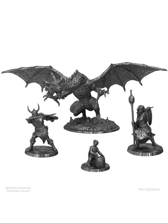 Dungeons & Dragons Metal Miniatures 1983 Red Box Basic Set Dungeons & Dragons Metal Miniatures 1983 Red Box Basic Set