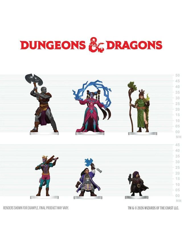 Dungeons & Dragons Icons Of The Realms Prepainted Miniatures Player's Handbook Spells & Steel Starter Pack Dungeons & Dragons Icons Of The Realms Prepainted Miniatures Player's Handbook Spells & Steel Starter Pack