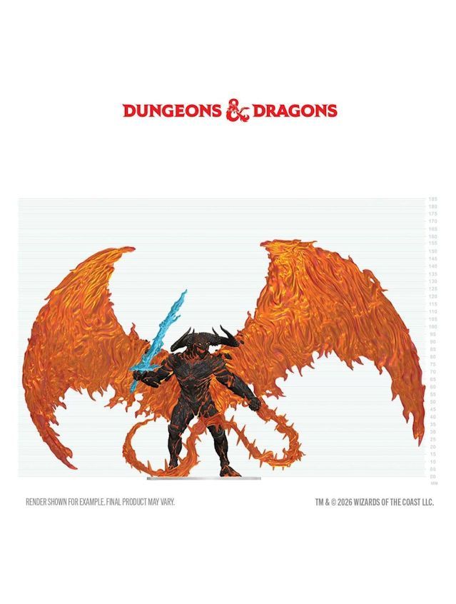 Dungeons & Dragons Icons Of The Realms Prepainted Miniatures Balor