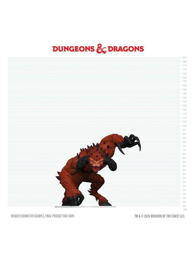 Dungeons & Dragons Icons Of The Realms Prepainted Miniatures Goristro