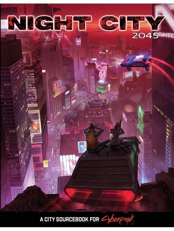 Cyberpunk Red Night City 2045