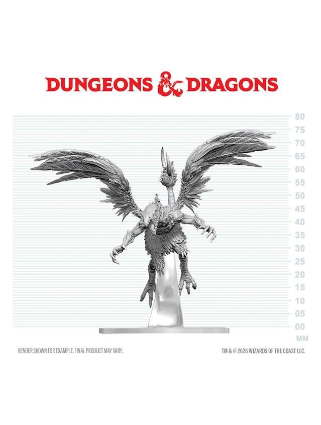 Dungeons & Dragons Nolzur's Marvelous Miniatures Unpainted Miniature Vrock Dungeons & Dragons Nolzur's Marvelous Miniatures Unpainted Miniature Vrock