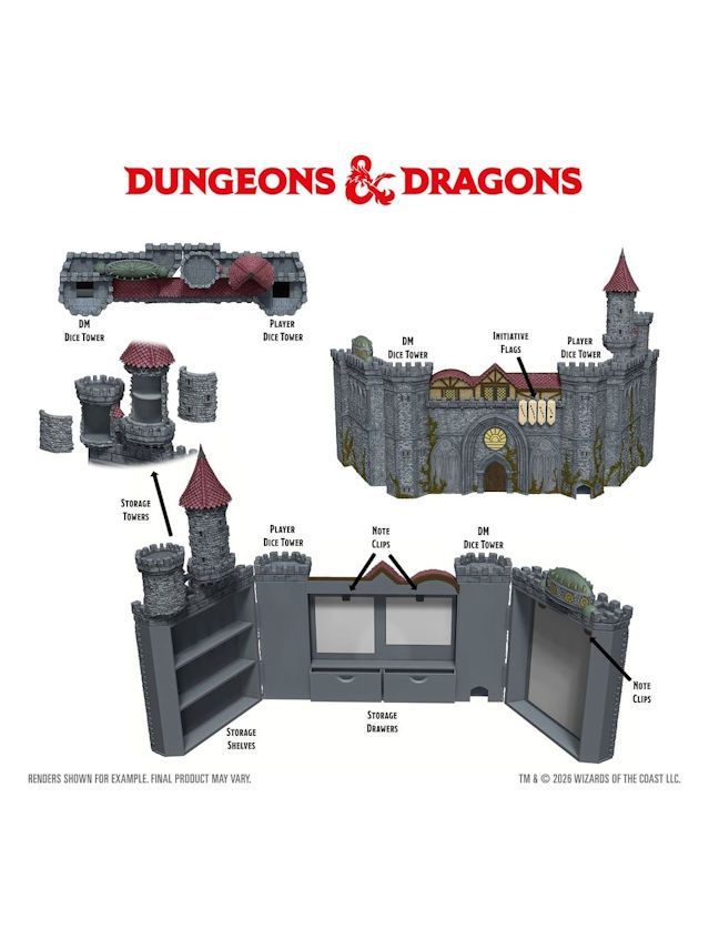Dungeons & Dragons Replicas of the Realms Castle Ravenloft DM Screen Dungeons & Dragons Replicas of the Realms Castle Ravenloft DM Screen