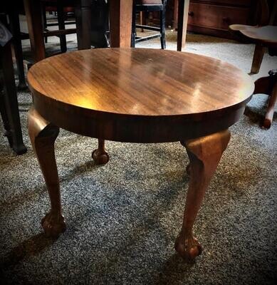 Victorian claw foot side table