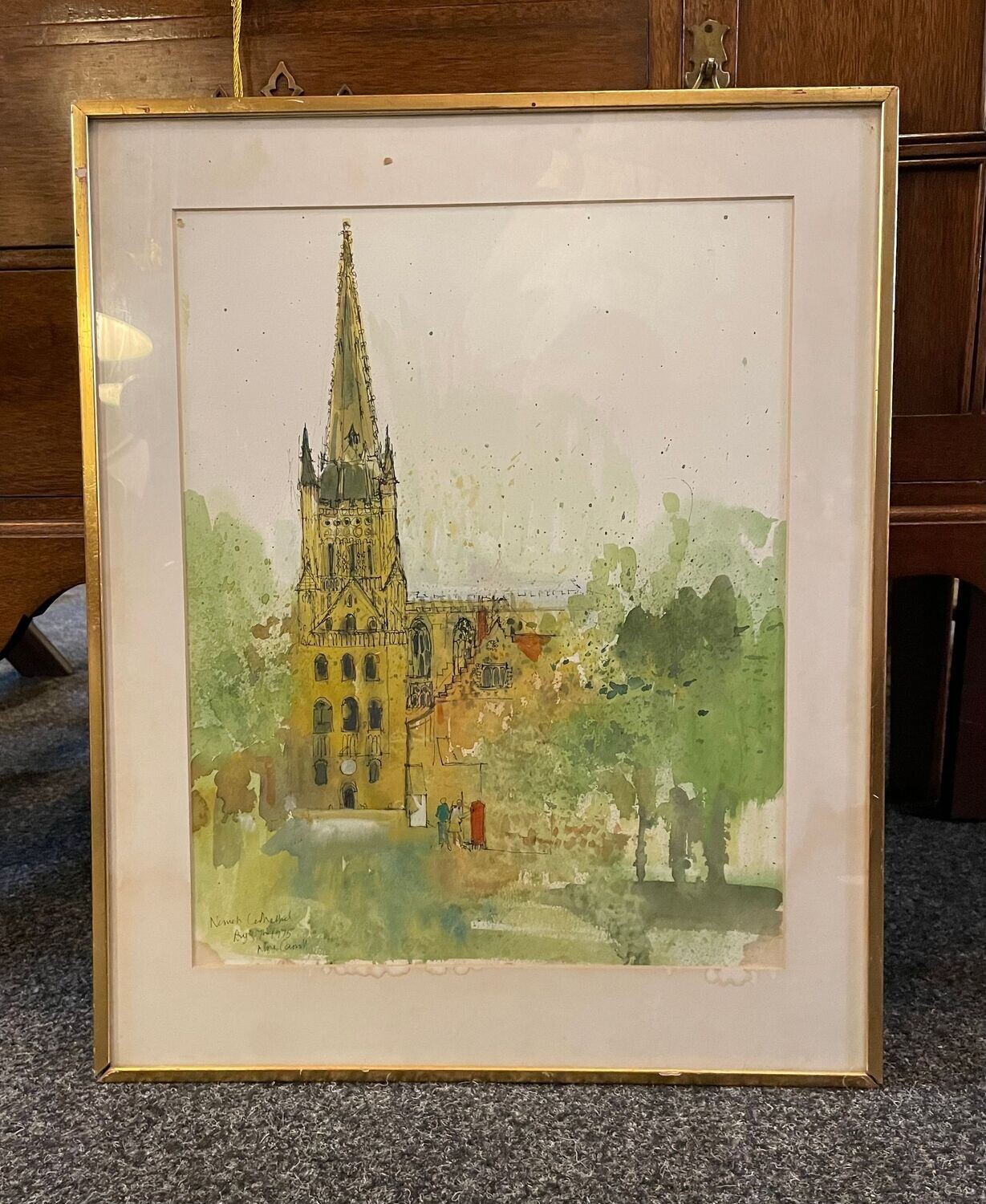Watercolor of a Cathedral