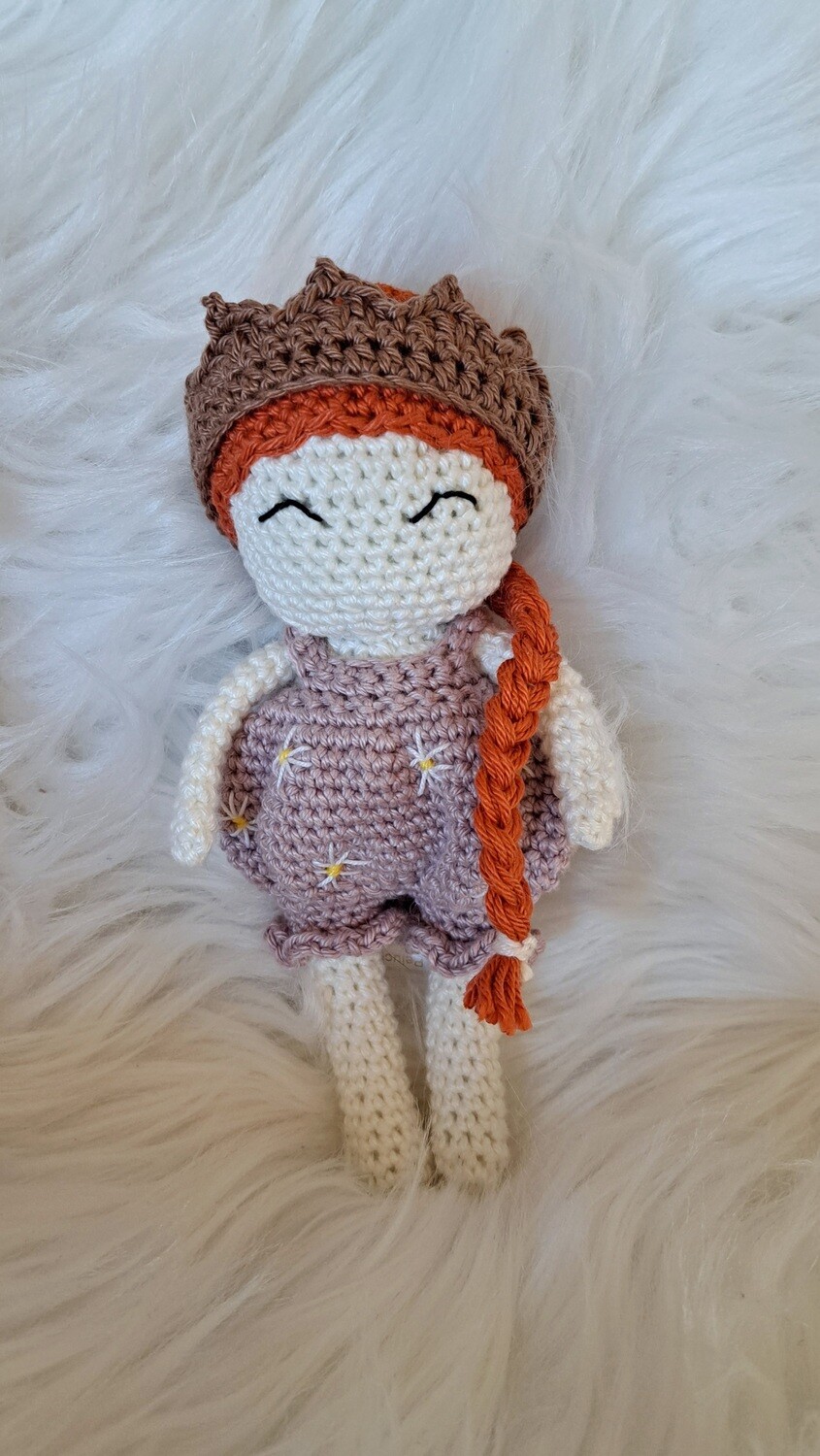 Petite Poupée Princesse crocheté en fil de coton