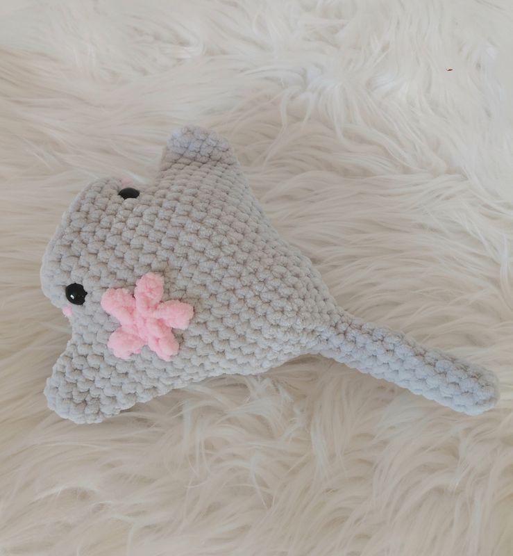 Poisson "Rai" crocheté en fil de velours