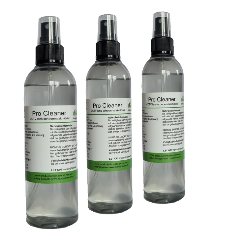 Pro Cleaner Schoonmaak middel 3 pack van 250ML