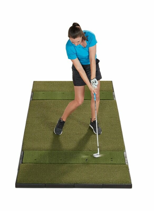 Fiberbuilt Studio Golf Mat, Center Stance, 10&#39; x 4&#39;