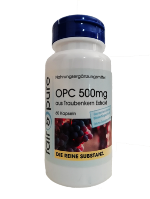 OPC Fair & Pure 500mg 60 Kapseln OPC Fair & Pure 500mg 60 Kapseln