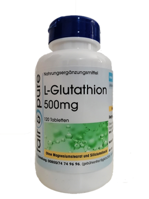 L-Glutathion, reduziert Fair& Pure 500mg 120 Kapseln L-Glutathion, reduziert Fair& Pure 500mg 120 Kapseln