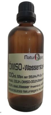 DMSO 99,9% + Wasserstoffperoxid 3% 100ml Handmade