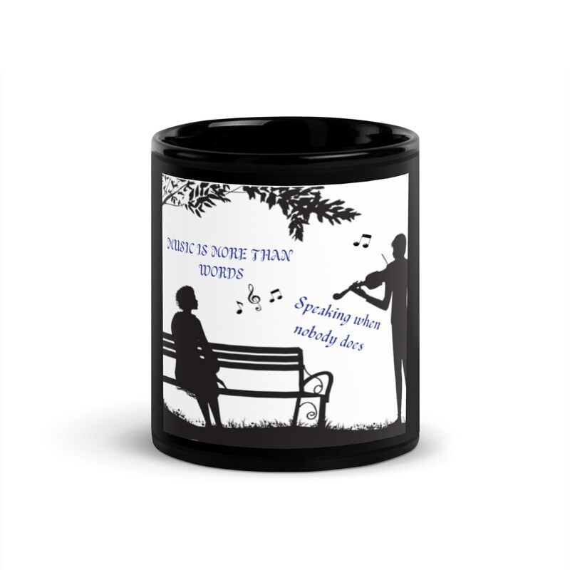Black Glossy Mug