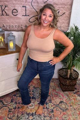 Judy Blue Cool Denim Cuffed Boyfriend